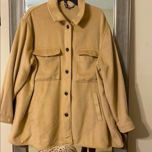 Oversized shirt jacket